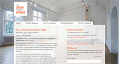 Desktop Screenshot of londonintensive.org
