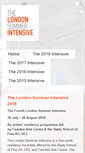 Mobile Screenshot of londonintensive.org
